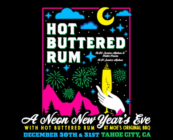 A Neon New Year's Eve with Hot Buttered Rum Event